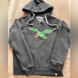 Philadelphia Eagles Gray Sweater with kelly green center